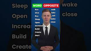 Word opposite wordopposites englishlearnenglishonline [upl. by Novelc]