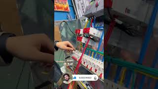 control panel wiring connection diagram electrician mcbboxviralvideo electricidea [upl. by Akimik]