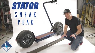 Exclusive STATOR Performance Scooter Sneak Peak [upl. by Inaboy]