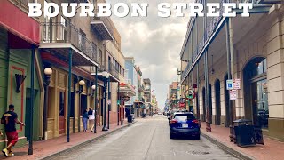 Bourbon Street  Walking Around the French Quarter in New Orleans Louisiana [upl. by Apurk]