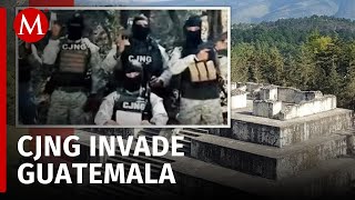 CJNG irrumpe en Guatemala denuncian retenes entre la frontera de México y Huehuetenango [upl. by Nagyam145]