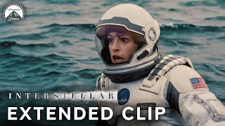 Interstellar  “Tidal Wavequot Full Scene Anne Hathaway Matthew McConaughey  Paramount Movies [upl. by Nwahsirhc]