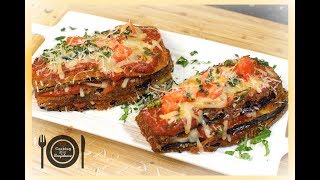 How to make Italian Vegetarian Eggplant Parmesan  Living With Foxx [upl. by Rosco582]