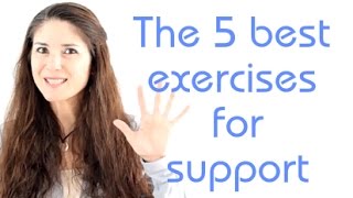 Freyas Singing Tips The 5 best exercises for support [upl. by Noak]