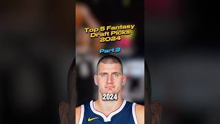 TOP 5 NBA FANTASY DRAFT PICKS nba fantasybasketball espnfantasy podcast viralshorts prizepicks [upl. by Sallad665]