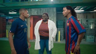 Amazing New Nike World Cup 2022 Advert with all legends R9  CR7 Ronaldinho and Mbappe [upl. by Atnima]