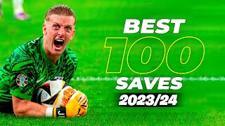 Best 100 Goalkeeper Saves 2024 HD  4 [upl. by Hachmin]