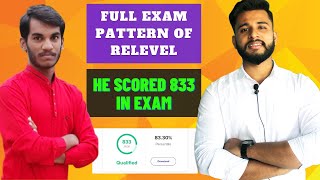 How to CRACK RELEVEL EXAM  Relevel Exam by Unacademy  SCORED 833 SCORE [upl. by Janine833]