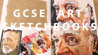 A GCSE Art Sketchbooks [upl. by Christabella]