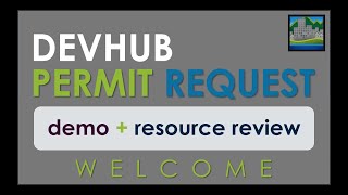 Apply for permits online DevHub Permit Request Training [upl. by Fromma304]