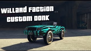 GTA 5 Online  NEW quotWillard Faction Custom Donkquot DLC Car amp Customization Guide [upl. by Casilde530]