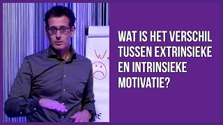 Wat is het verschil tussen extrinsieke en intrinsieke motivatie [upl. by Nahtan]