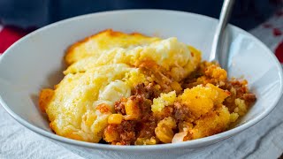 Texas Tamale Pie Recipe [upl. by Ettegdirb]