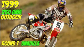 1999 AMA 250 MOTOCROSS  Round 7 from UNADILLA [upl. by Yung]