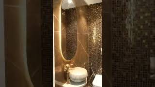 Modern Powder Toilet Design Different Style vanity shorts ytshorts Interior Decor [upl. by Niryt]