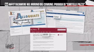 Affittacamere cartelle pazze del Comune di Roma  FarWest 08012024 [upl. by Allerie]