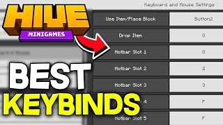 The BEST Keybinds for Beginners Hive Skywars [upl. by Oneg15]