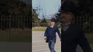 Theodore Roosevelt in 1897  Restored Footage [upl. by Denys]