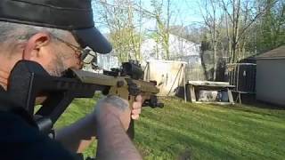 Full Auto Fun Crosman DPMS SBR Full Auto Air Rifle [upl. by Mendel]