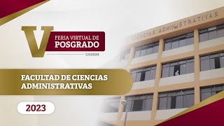 UPG Ciencias Administrativas  V Feria Virtual de Posgrado UNMSM [upl. by Aicenert185]