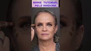 Aprenda um TUTORIAL MAKE para PELE MADURA makeuptutorial belezafeminina makeup [upl. by Eramat997]