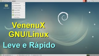 VenenuX Linux com princípios do software livre [upl. by Lanna]