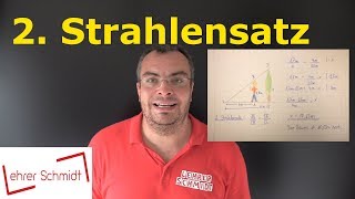 2 Strahlensatz  zweiter Strahlensatz  Streckenverhältnis  Mathematik  Lehrerschmidt [upl. by Samy]