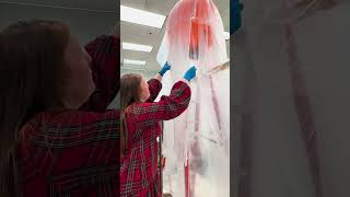 We create the largest cheesecloth ghost ever [upl. by Schulman]