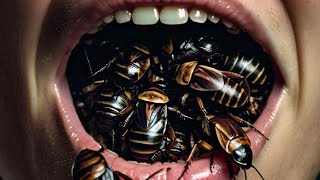 ASMR Inside Mouth Cockroach Removal  ASMR Mouth Treatment Animation  ASMR Maggots Gochdi [upl. by Denna542]