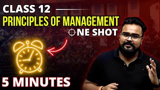 PRINCIPLES OF MANAGEMENT class 12 Business studies ONE SHOT  chapter 2  Gaurav Jain [upl. by Noirret879]