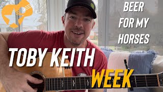 Beer for My Horses  Toby Keith  Beginner Guitar Lesson [upl. by Acinorahs]