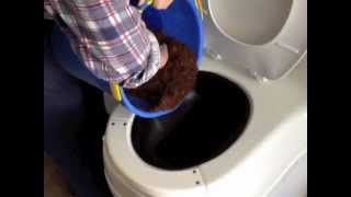 Shipping Container House  composting toilet [upl. by Nahtanohj]