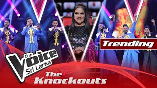 KasunPasindu amp Lakindu  Dam Mastam  The Knockouts  The Voice Sri Lanka [upl. by Nekciv]