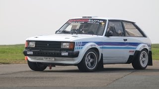 Llandow  Modified Talbot Sunbeam Rally Car  on board  06052017 [upl. by Crisey]