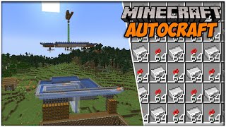 AutoCraft 2 Fantastic Starter Iron Farm Minecraft 117 Survival [upl. by Goraud]