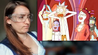 Physicist REACTS to Rick and Morty destroying Ricks ex [upl. by Ahsela]