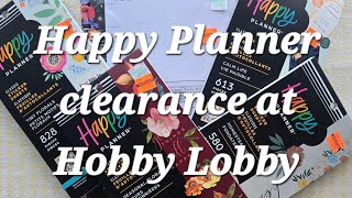 Happy Planner clearance from Hobby Lobby happyplanner plannerhaul [upl. by Gupta829]