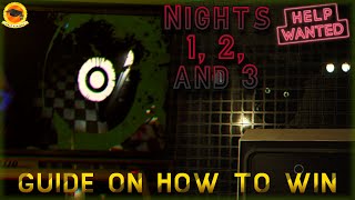 How to beat FNaF VR  FNaF 3 Night 1  2  3 Walkthrough  FNaF Academy [upl. by Zwart]