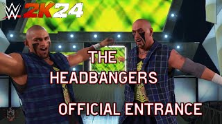 WWE 2K24 The Headbangers Post Malone amp Friends DLC Official Entrance [upl. by Rankin971]