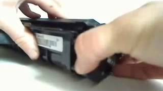 how to refill the samsung ml 2010 toner cartridge [upl. by Adnilasor]