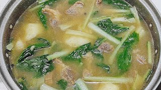 How To Cook Beef Nilaga  Beef Nilaga  Nilagang Baka with Pechay and Gabi  BEEF RECIPE [upl. by Galven437]