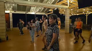 2nd Saturday line dancing at the Anahola Marketplace 6824 [upl. by Willcox]