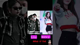 Who is the blackpink nancyvslisa blink nancy kpop nancymomolandnancy itzy rose nancydance [upl. by Nohtanoj849]