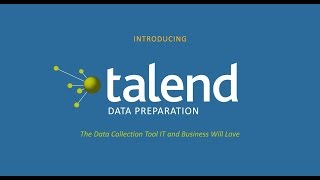 Talend Data Preparation The Self Service Data Preparation Tool for Analytics [upl. by Allissa]