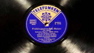 Erna Sack sings Frühlingsstimmen Voice of Spring by Johann Strauss [upl. by Koball244]