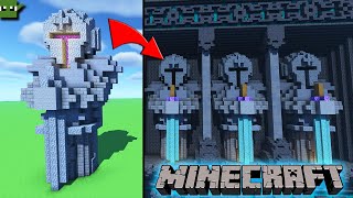 How to Build an Epic Statue in Minecraft [upl. by Akenn86]