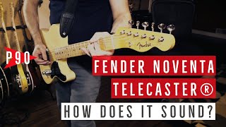 Fender Noventa Telecaster  How does it Sound [upl. by Steven]