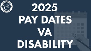 VA Disability Pay Dates For 2025 VA Payment Schedule for Veterans [upl. by Junna]