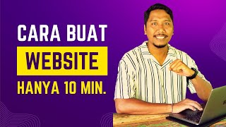 Cara Buat Website Hanya 10 Menit  Cepat amp Mudah Menggunakan Wordpress 2023 [upl. by Jasisa]