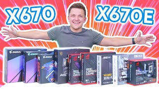 Ryzen 7000 Motherboard Buyers Guide Comparing 10 X670 amp X670E Motherboards [upl. by Ardnala]